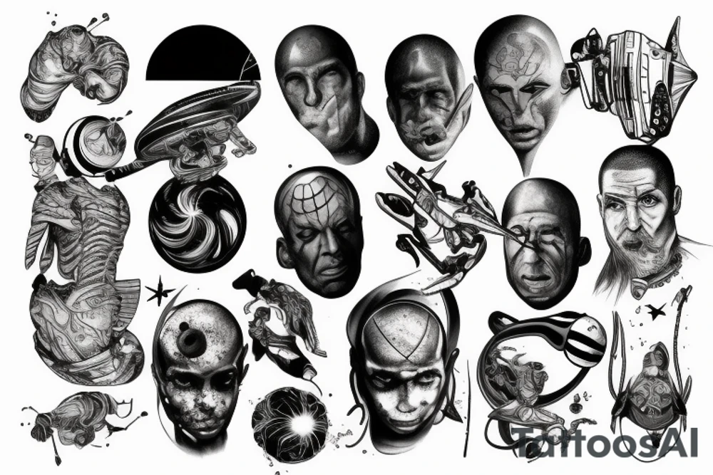 space, sport, Syfy, galaxy tattoo idea