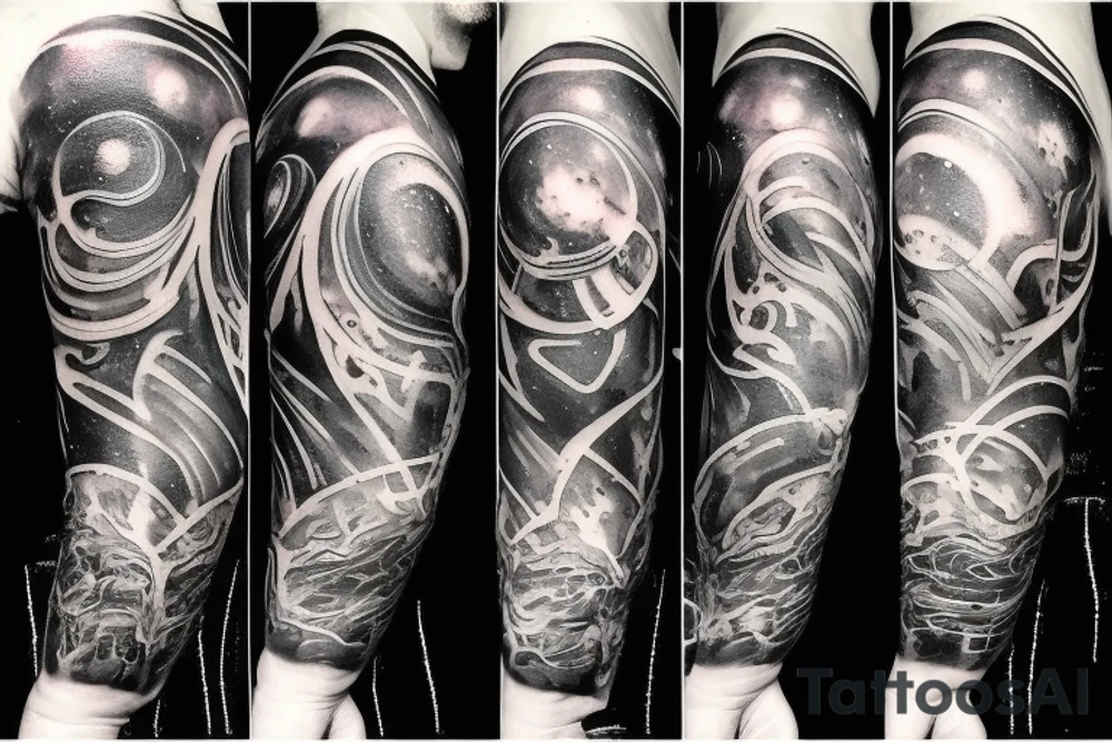 space, sport, Syfy, galaxy tattoo idea