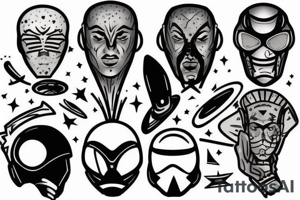 space, sport, Syfy, galaxy tattoo idea