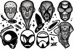 space, sport, Syfy, galaxy tattoo idea