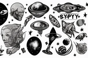 space, sport, Syfy, galaxy tattoo idea