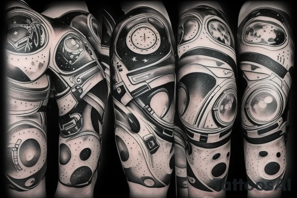 space, sport, Syfy, galaxy, 
steampunk tattoo idea