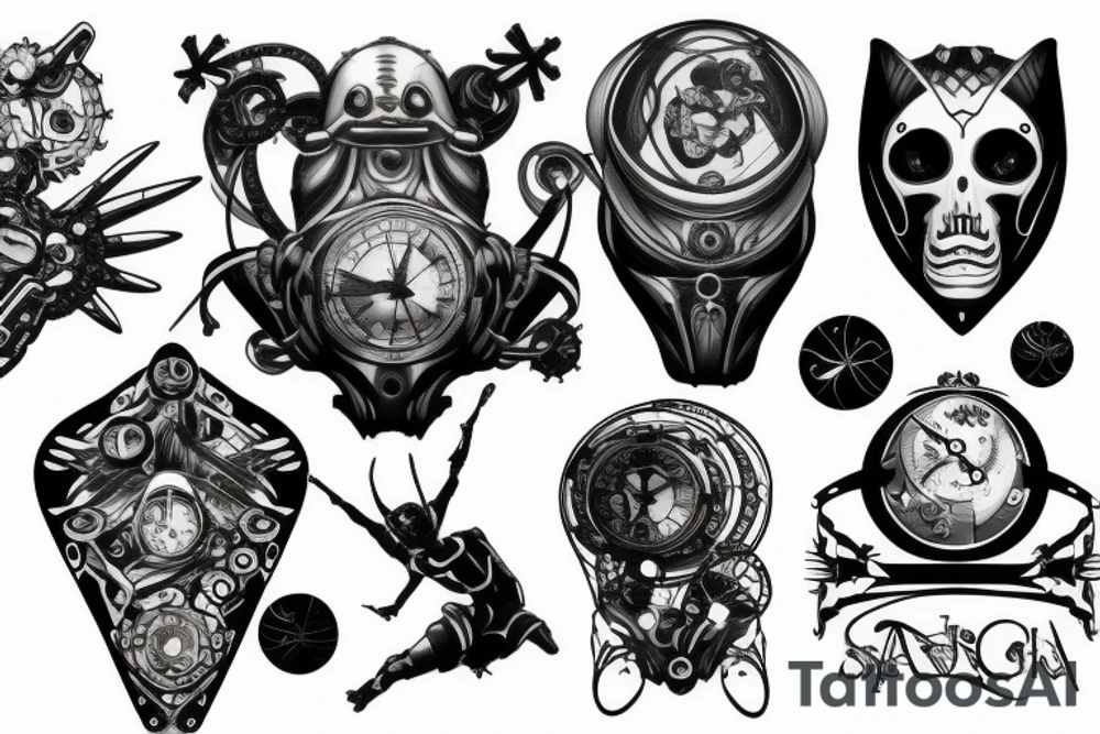 space, sport, Syfy, galaxy, 
steampunk tattoo idea