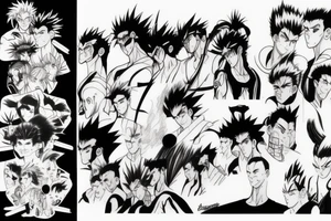 Yu yu hakusho tattoo idea