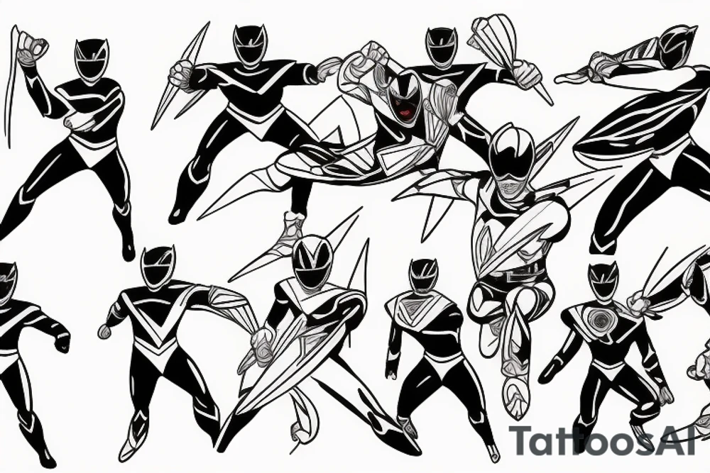 Power rangers tattoo idea