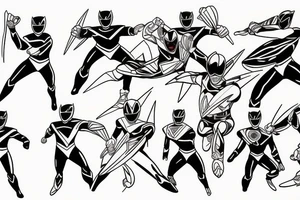 Power rangers tattoo idea