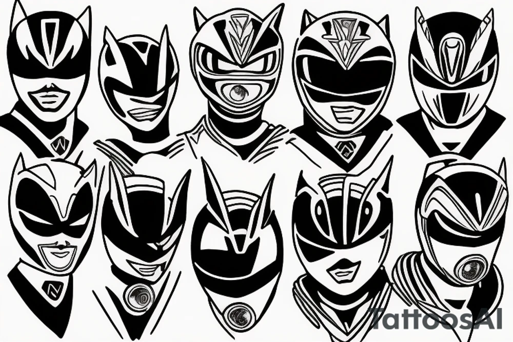 Power rangers tattoo idea