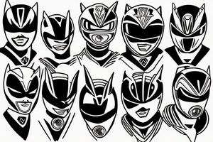 Power rangers tattoo idea