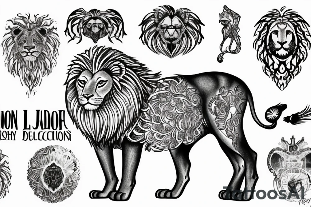 Lion of Judah tattoo idea