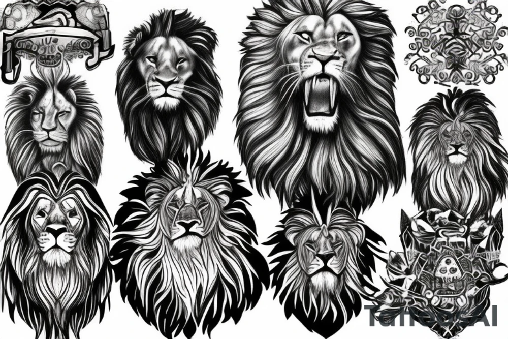 Lion of Judah tattoo idea
