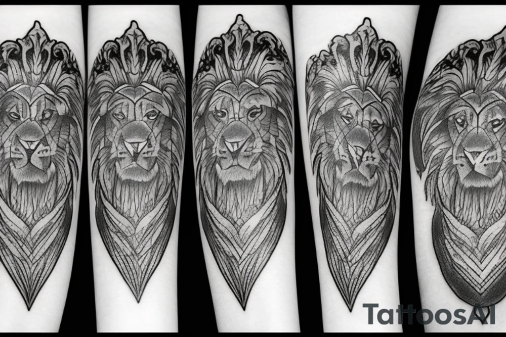 Lion of Judah tattoo idea