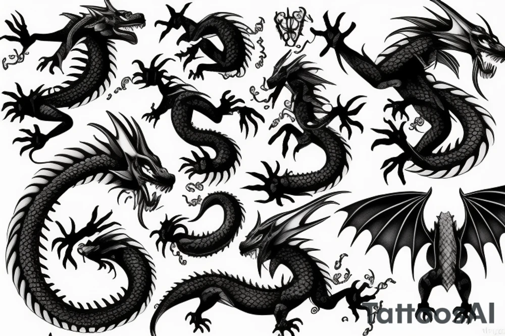 Dragon tattoo idea