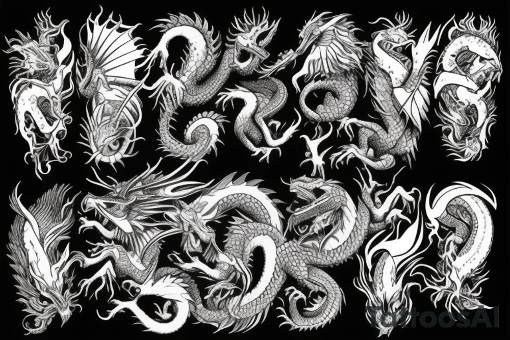 Dragon tattoo idea