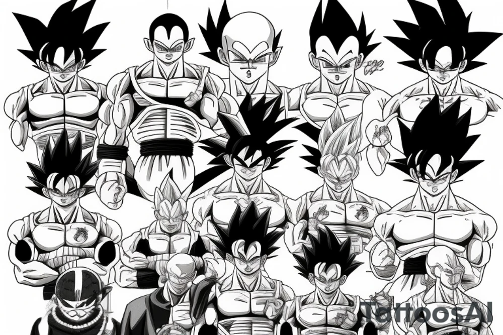 Dragon ball z Dragon tattoo idea