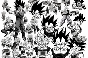 Dragon ball z Dragon tattoo idea