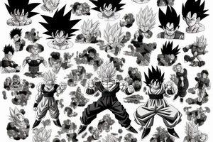 Dragon ball tattoo idea