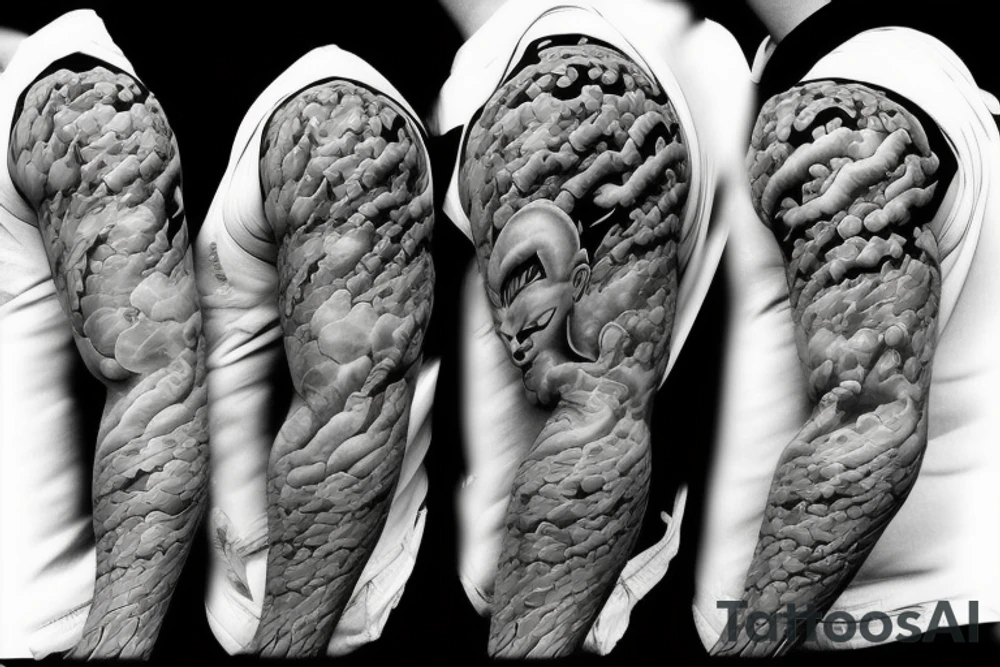 Dragon ball tattoo idea