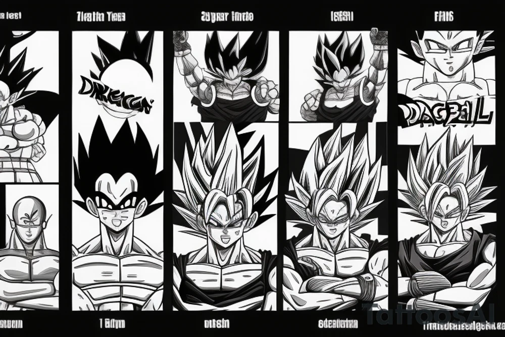 Dragon ball tattoo idea