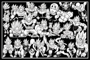 Dragon ball tattoo idea