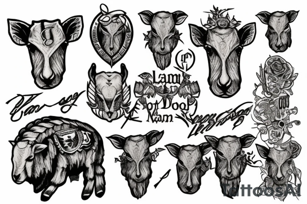 Lamb of god tattoo idea