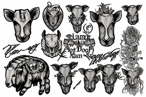 Lamb of god tattoo idea