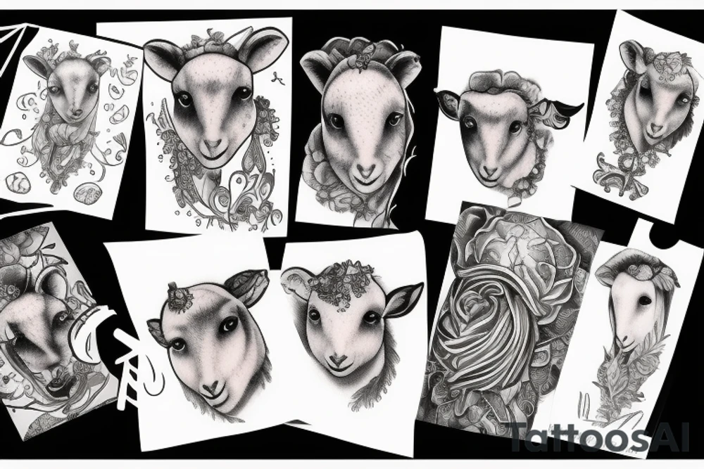 Lamb tattoo idea