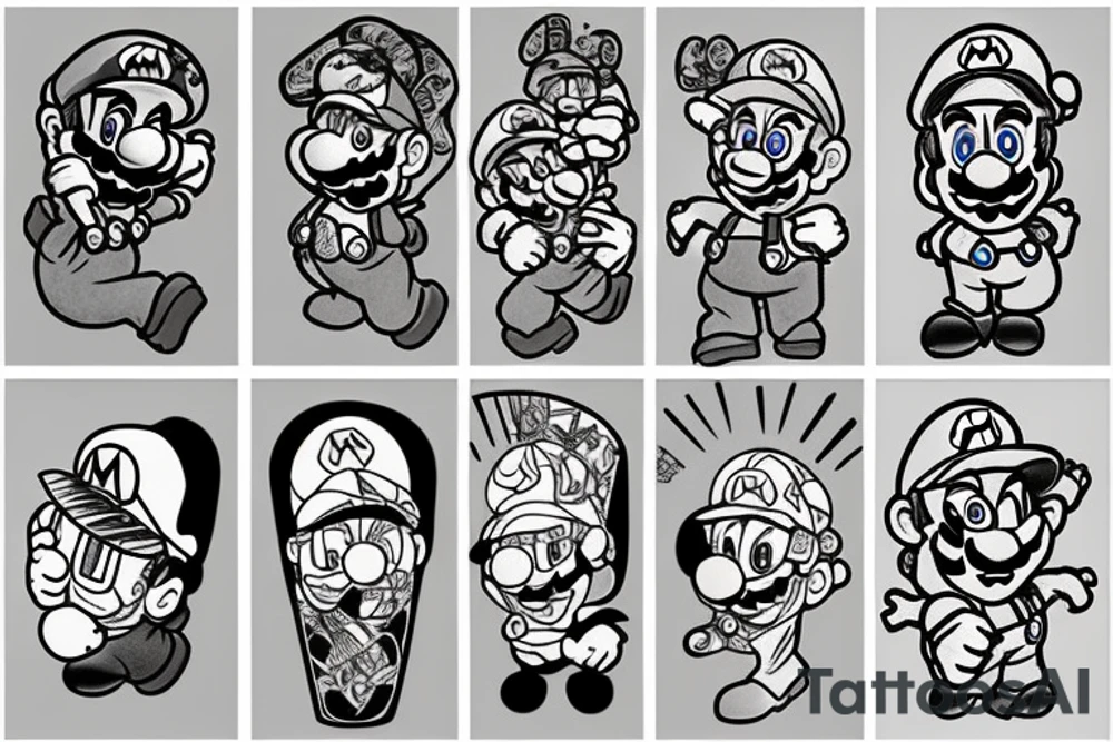 Super Mario tattoo idea