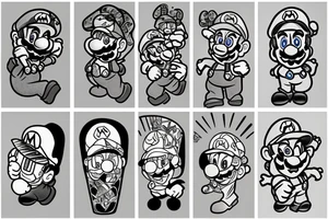 Super Mario tattoo idea