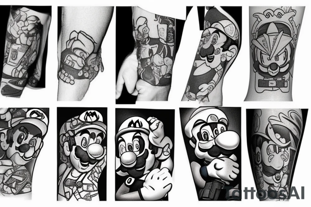 Super Mario tattoo idea