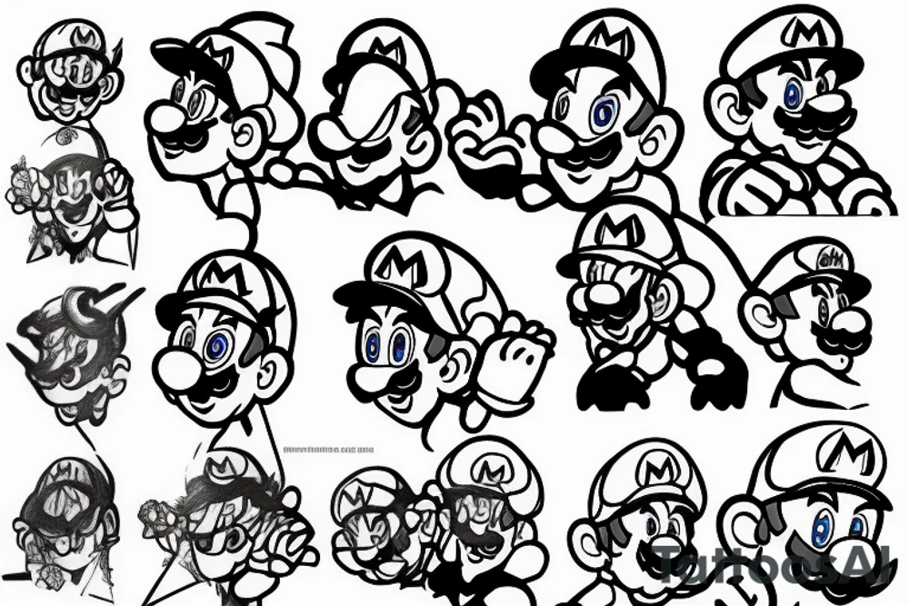 Super Mario tattoo idea