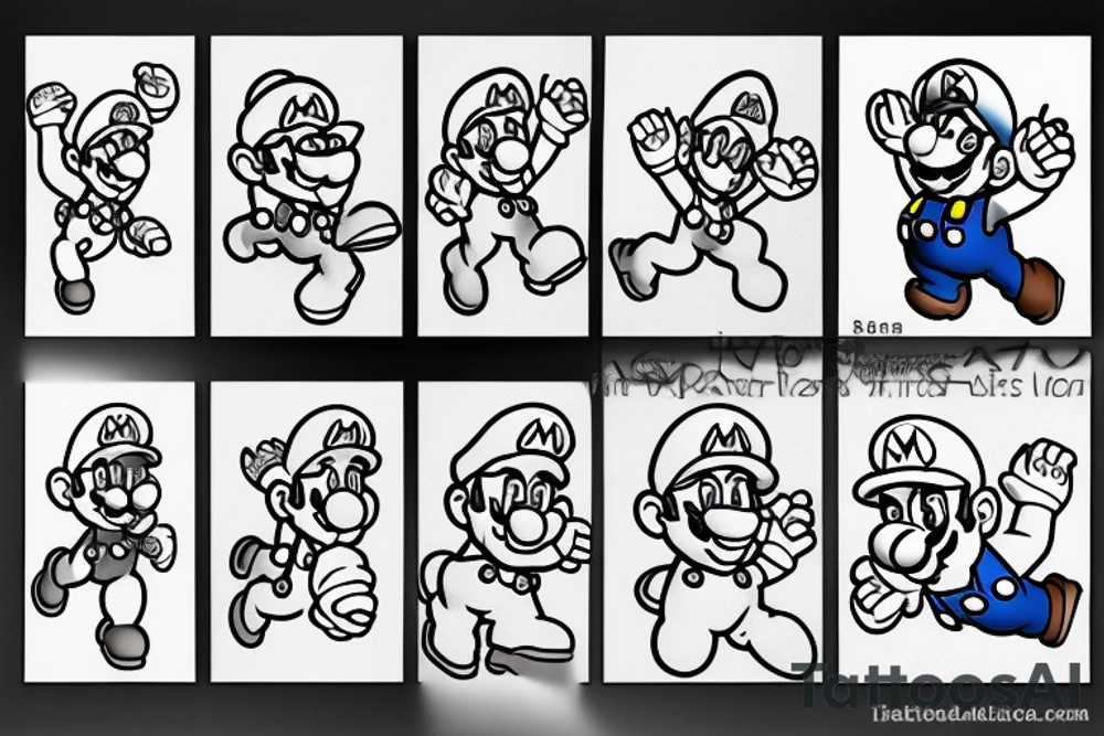 Super Mario tattoo idea