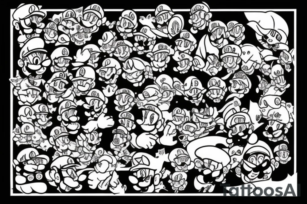 Super Mario tattoo idea