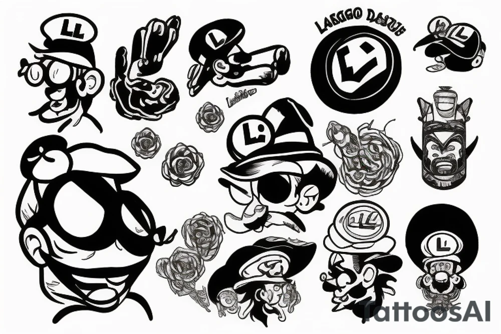 Luigi tattoo idea