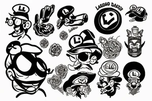 Luigi tattoo idea