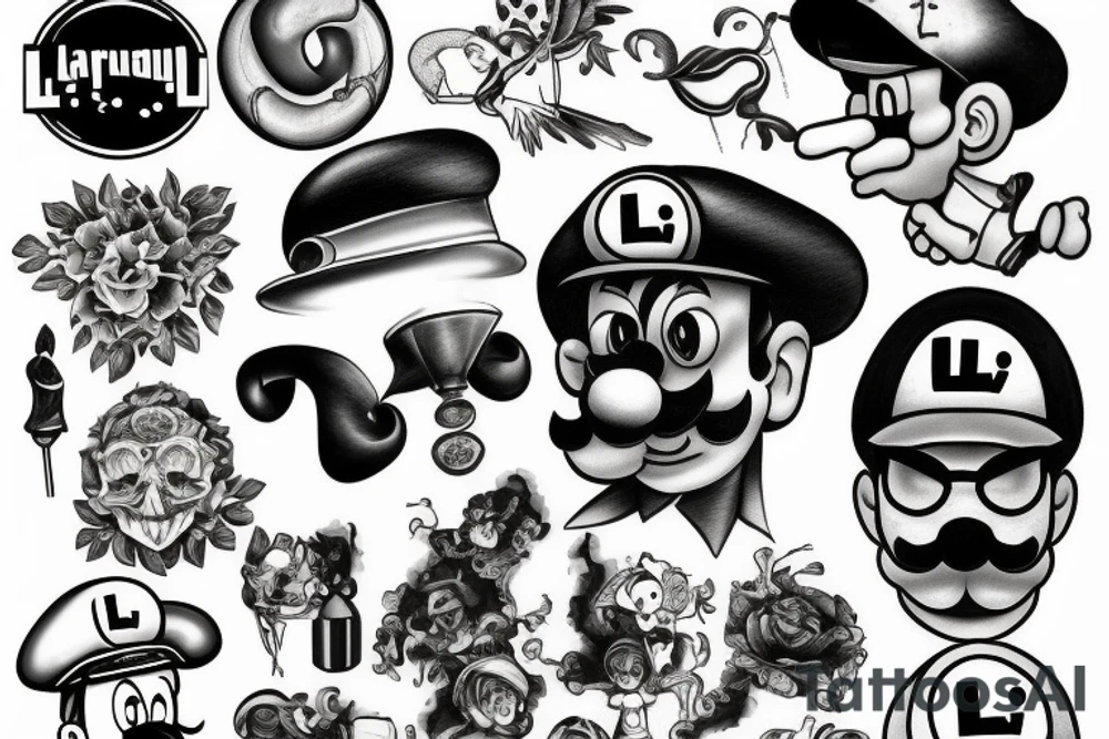 Luigi tattoo idea