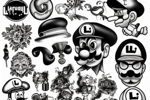 Luigi tattoo idea