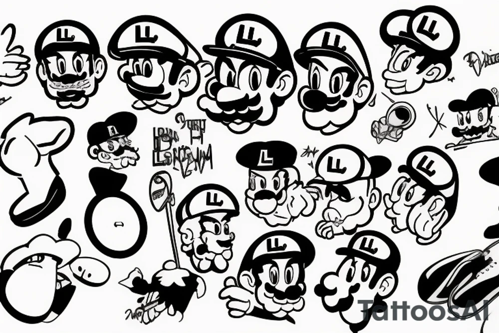 Luigi tattoo idea