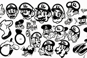 Luigi tattoo idea