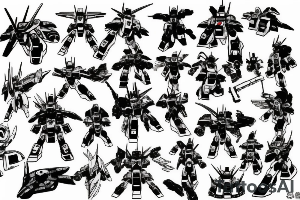 Gundam tattoo idea