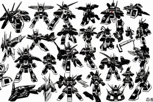 Gundam tattoo idea
