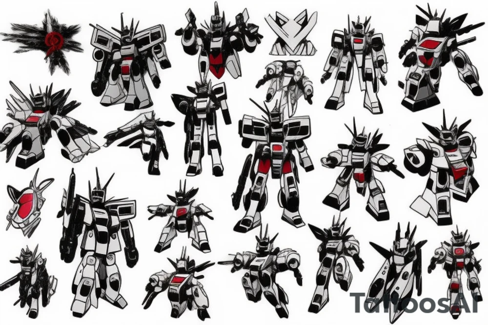 Gundam tattoo idea