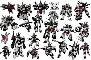 Gundam tattoo idea