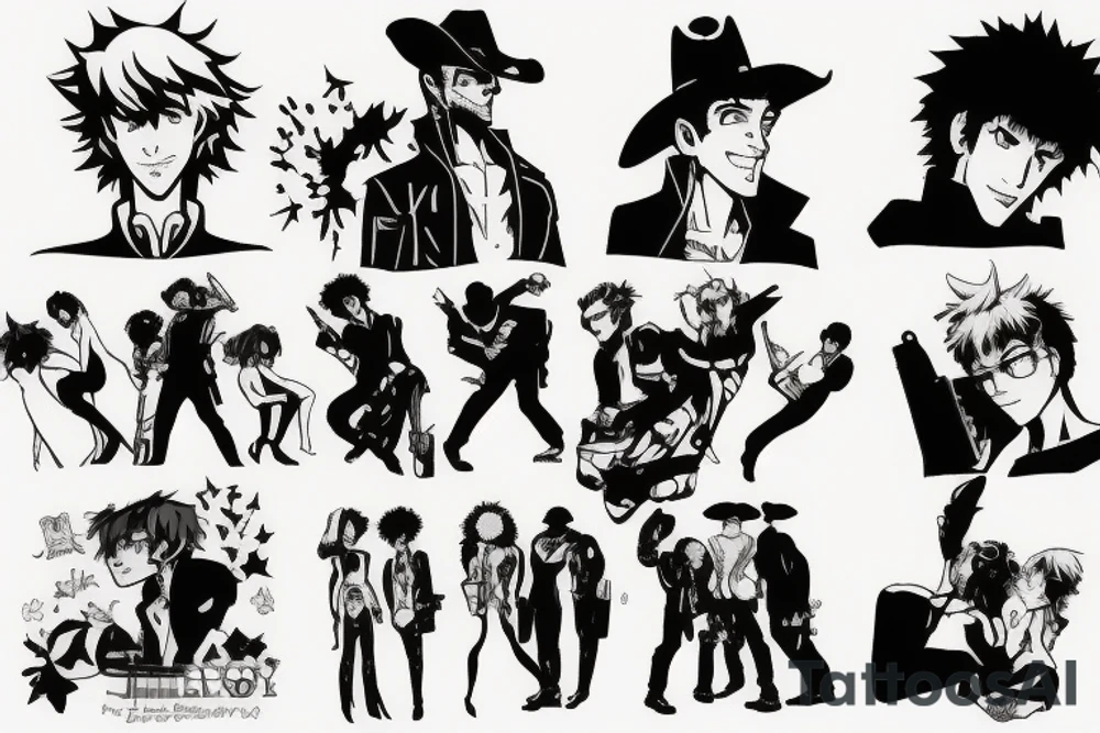 Cowboy bebop tattoo idea