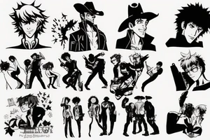 Cowboy bebop tattoo idea