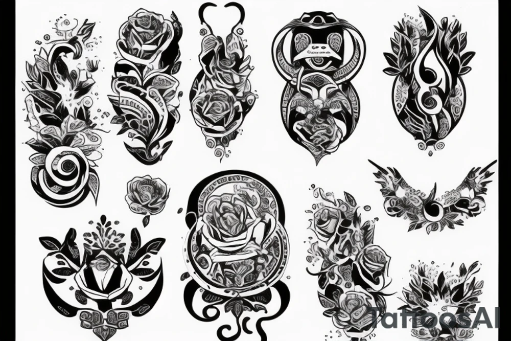 Девушка демон с маской они, Япония, тонкие линии tattoo idea Девушка демон с маской они, Япония, тонкие линии tattoo idea