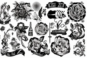 Bitte Zeichen Wasser Luft Erde und Feuer tattoo idea