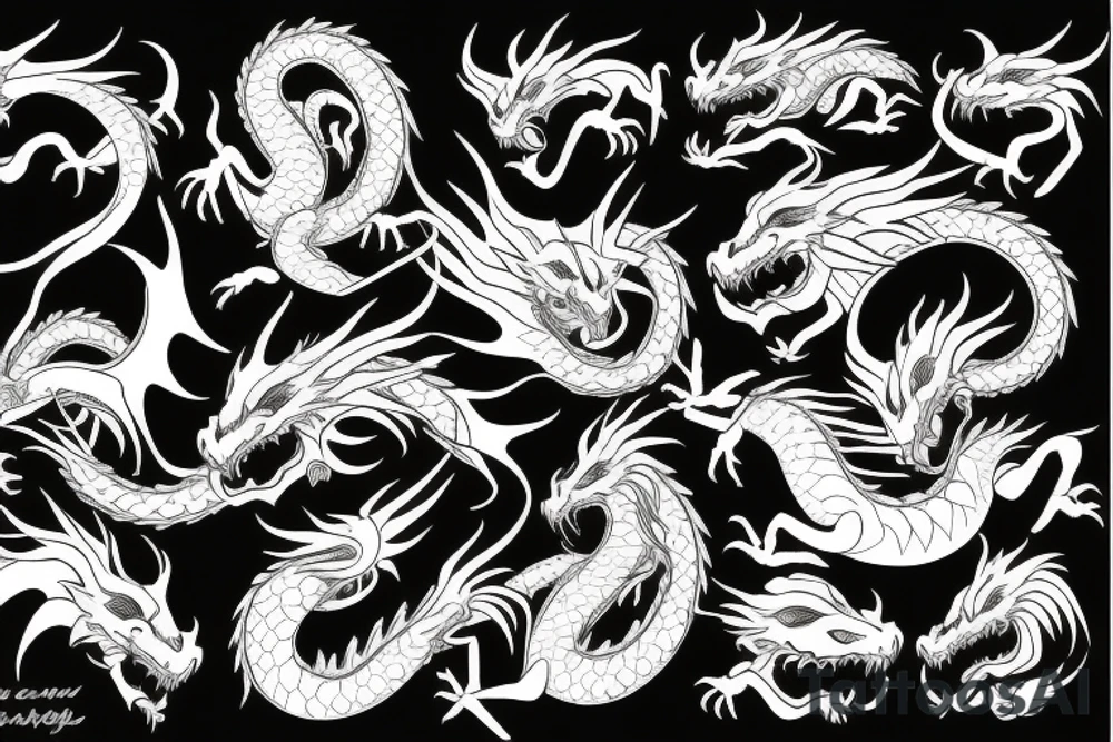 Dragon tattoo idea