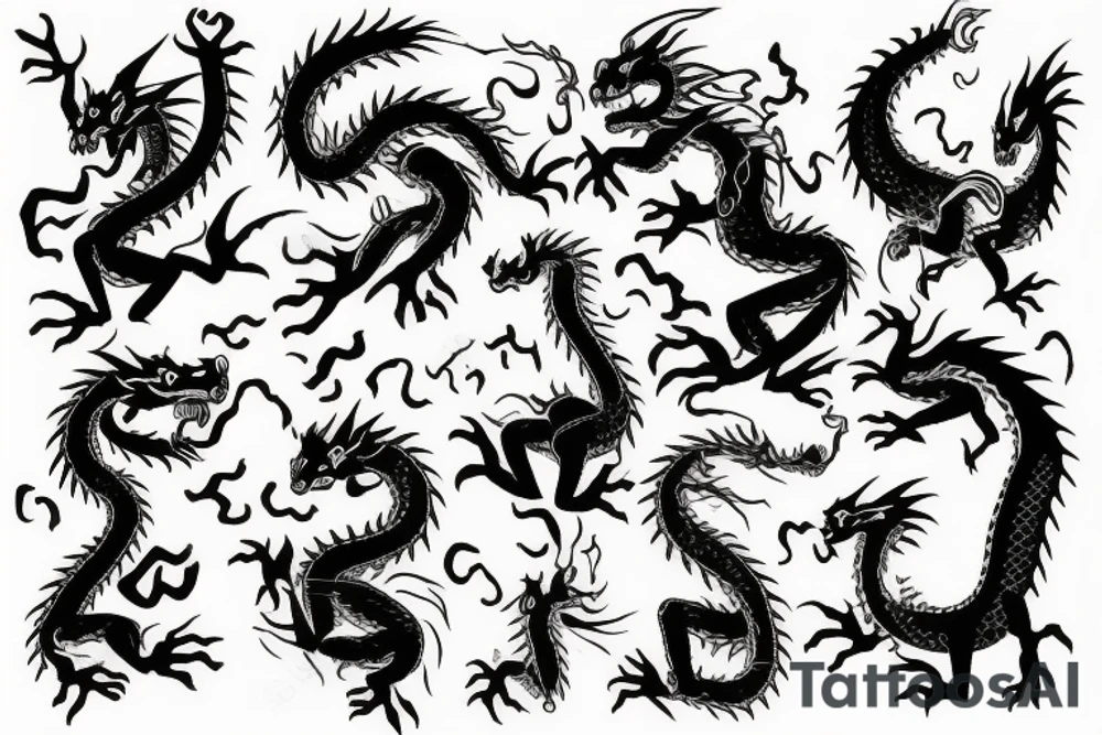 Dragon tattoo idea