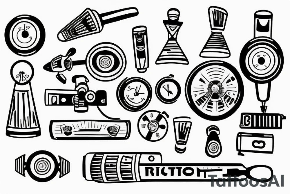 vynil recorder tattoo idea