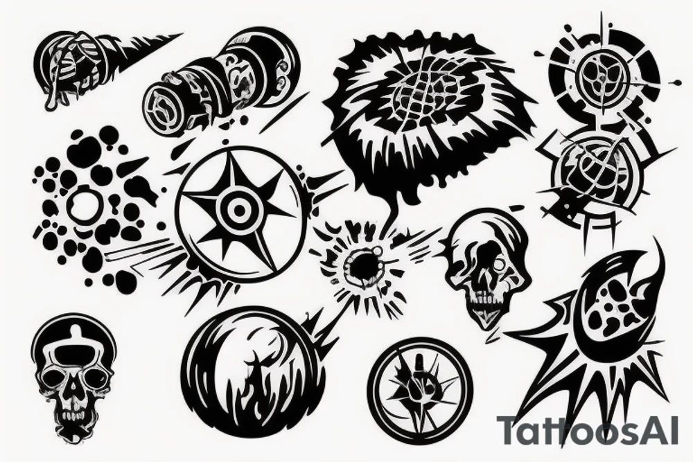 nuclear explosion tattoo idea